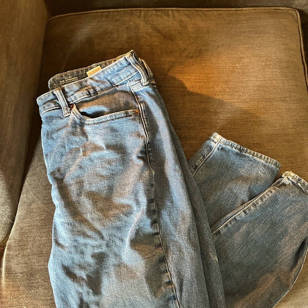 Old Navy OG Straight Button-Fly Jeans | Dark Wash| Size 18
